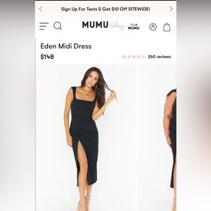 Show Me Your Mumu Bridesmaids Eden Dress Black NWT